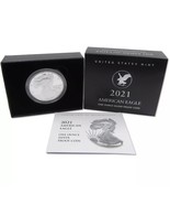 2021 S Type 2 American Silver Eagle Choice Proof Bullion $1 OGP COA - $1,871.07 MXN