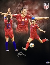 Alex Morgan Signed 16x20 USA Women&#39;s Soccer Collage Photo BAS ITP - £123.76 GBP
