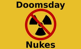 3'x5' Flag 'Doomsday Nukes' Anti War - $29.65