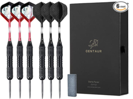 CENTAUR 6 Pack Steel Tip Darts, Professional Metal Dart Tips Set  - £11.95 GBP