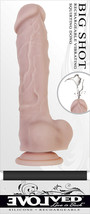 Evolved Big Shot Vibrating &amp; Squirting 8 Inch Dildo Rechargeable Dong - £69.34 GBP