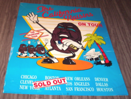 Rare Original Vintage 1987 THE CALIFORNIA RAISINS On Tour POSTER  22" X ... - $99.00