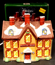 1991 Vtg Christmas Carol Dickens of London Village Porcelain Mansion House - £31.15 GBP