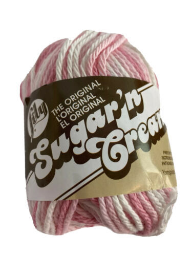 Lily Sugar'n Cream Yarn Ombres Strawberry 4med - £7.48 GBP