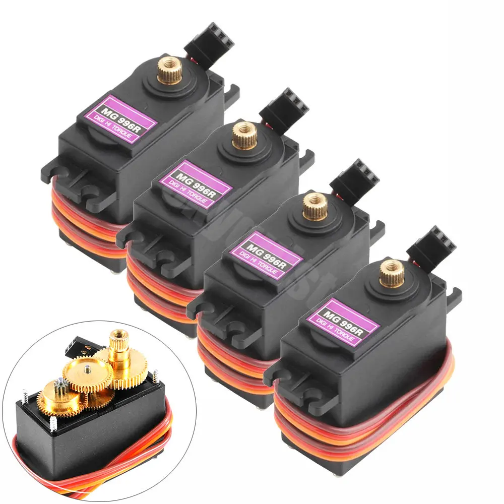 4PCS/lot 13KG 15KG Servos Digital MG995 MG996 Servo All Metal Gear for J... - £20.31 GBP+