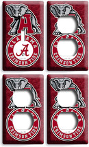 ALABAMA CRIMSON TIDE FOOTBALL TEAM 1 LIGHT SWITCH 3 OUTLET WALL PLATE RO... - $40.91