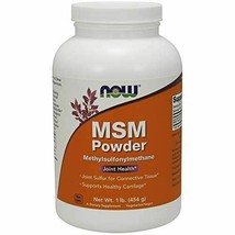 NOW MSM Pure Powder for Joint Health Support Supplement 1-Pound - £19.42 GBP