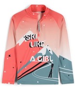 Spyder Big Girls Surface Half Zip T-Neck Baselayer Shirt Size XL, NWT - £14.11 GBP