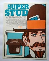 Micro Games Super Stud Arcade FLYER Original 1977 Video Game Paper Art S... - £50.06 GBP