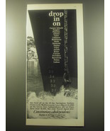 1959 American Export Lines Cruise Ad - Drop in on - $14.99