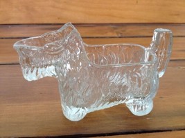 Vtg Art Deco 1930s Glass Scottish Terrier Scotty Dog Candy Nut Dish Container - £23.59 GBP