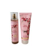 Bath &amp; Body Works Pink Chiffon Mist &amp; Body Cream Set - $38.61