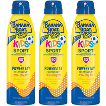 3-TeBanana Boat Kids Sport Tear-Free Sunscreen Spray, Kids Sport - SPF 50 - 6ozp - £22.08 GBP