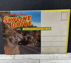 Postcard FOLDER-SKYLINE DRIVE-SHENANDOAH National Park, Virginia - £4.10 GBP