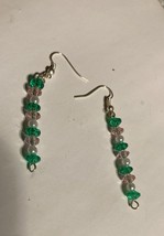 pierced earrings beaded dangling - $19.99