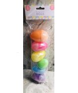 Closeout Easter Eggs Iridescent 3.25&quot; (6 Pack) Glittered Multicolor Seas... - €13,56 EUR