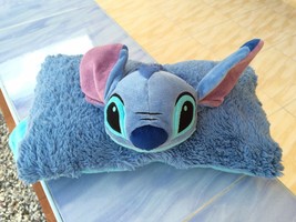 Disney Lilo Stitch Plush Doll Pillow 2 Layer Shade Color. RARE. Soft Tou... - £23.97 GBP