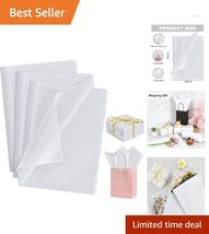100  White Tissue Paper Sheets | 14x20 Inches Gift Wrap for All Occasions - $14.80