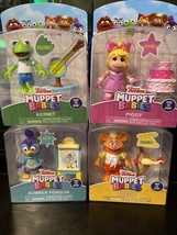 Disney Junior Muppet Babies Poseable 4 Figure Set Kermit Fozzie Summer &amp; Piggy - £39.83 GBP