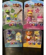 Disney Junior Muppet Babies Poseable 4 Figure Set Kermit Fozzie Summer &amp;... - £39.22 GBP