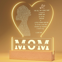 Mothers Day Gifts for Mom from Daughter Son - Mom Night Light, Mom Gifts for Chr - £20.12 GBP
