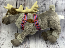 Disney Frozen Sven Reindeer Plush Doll Toy Stuffed Animal Medium Gray - £7.71 GBP