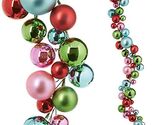 RAZ Imports - 4%27 Multi Color Christmas Ornament Ball Garland for Chris... - $89.98