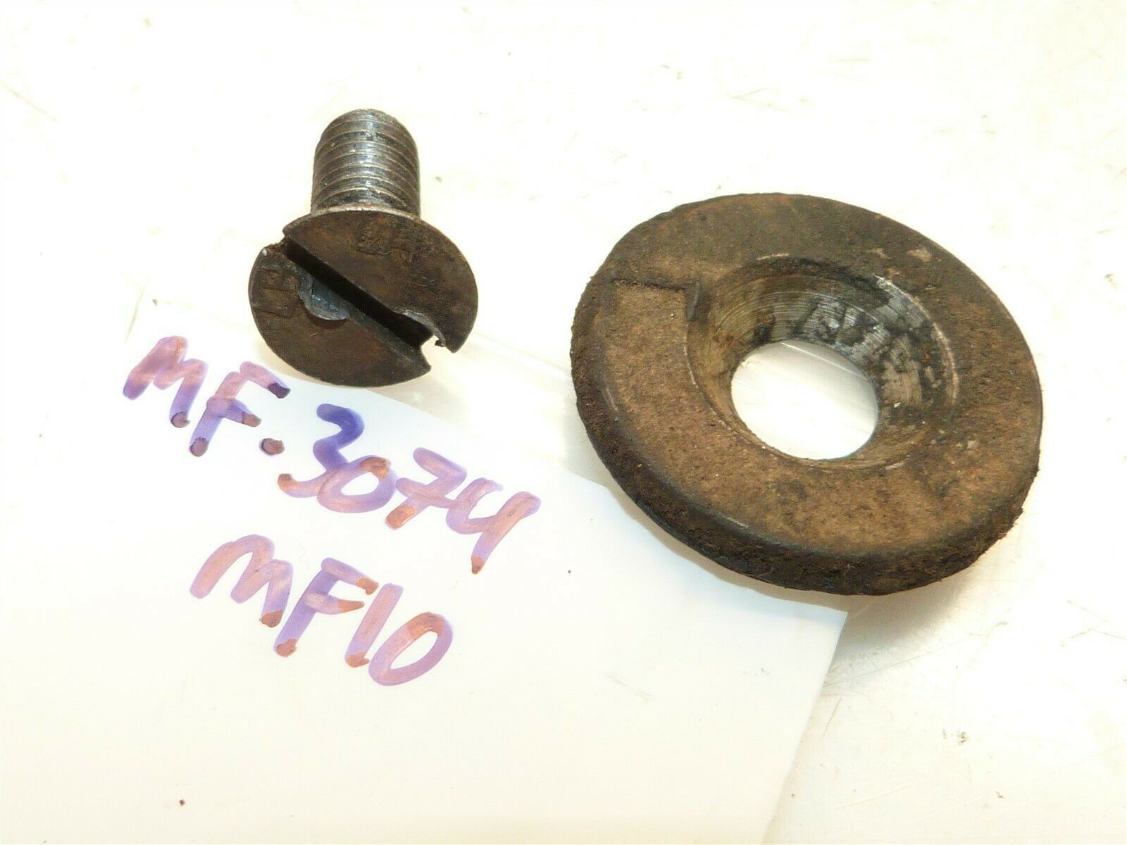 Massey Ferguson 1446 MF-12 10 Tractor Varidrive Reverse Thread Mount Screw - £12.20 GBP