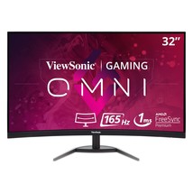 ViewSonic OMNI VX3268-PC-MHD 32 Inch Curved 1080p 1ms 165Hz Gaming Monitor with  - £454.21 GBP