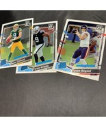 2023 Donruss Optic Bears Packers Raiders Base Prizm LOT Rated Rookie X3 - £3.33 GBP