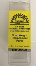 SHIPS N 24 HRS-Off Shore Tackle #OR-20-3 Snap Weight Replacement Part-RA... - $7.80
