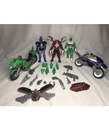 Bandai Power Rangers Beatle Borgs Figures & Accessories Lot 1990s - $30.00