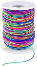 1mm Stretchy Bracelet String Sturdy Rainbow Elastic String Elastic Cord for Jewe - £16.88 GBP