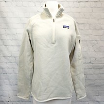 Patagonia Women&#39;s Better Sweater® Jacket 1/4 Zip Oyster White Large - £27.10 GBP