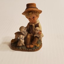 Marks &amp; Rosenfeld Boy Playing With Sheep Porcelain Figurine  - $16.00