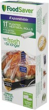 Foodsaver Vacuum Sealer Bags For Extra Large Items, Rolls For Custom Fit - £33.34 GBP