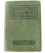 Antique 1906 English Lessons Book One California State Series HC - $8.97
