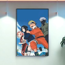 Naruto Team #7 Anime Canvas Printed Art, Metal Poster Anime, Wall Art Home Decor - £8.82 GBP+