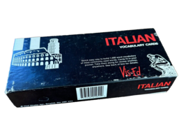 VIS-ED Italian Vocabulary Cards Academic Study Card Set 1,000 Cards Never Used ! - £23.36 GBP