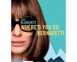 Where&#39;d You Go, Bernadette DVD | Cate Blanchett | Region 4 &amp; 2 - $11.73