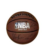 2017-18  G.S. WARRIORS TEAM SIGNED Autographed BASKETBALL NBA CHAMPS w/C... - £462.45 GBP