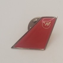 NORTHWEST Airlines Small Logo Tail Fin Aviation Lapel Hat Pin Tie Tack  - £15.66 GBP