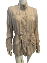 Banana Republic Tan Cargo Jacket  Drawstring waist Size M - $18.99
