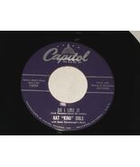 Nat King Cole Do I Like It Looking Back 45 Rpm Record Capitol 3939 VG - $14.01 CAD