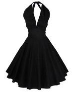 Retro Rockabilly 1950s Pin Up Swing Dress for Women Men Crossdresser Trans - $38.15 CAD