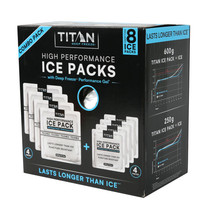 Ice Gel Packs Pack For Coolers Lunch Boxes Food Reusable Flexible Long Last 8 Pk - $29.99