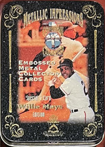 Willie Mays Classic 1995 Set of 5 Embossed Metallic Impressions Collector Cards  - £15.58 GBP