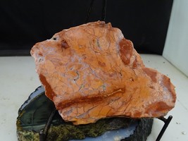 COTTON CANDY AGATE SLAB WITH DRUZY  5.9 X 5.1 X .31&quot; REALLY NICE! - $45.00