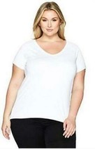Clementine Apparel Womens Ladies Curvy Plus V-Neck T-Shirt - $8.91