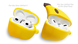 Fun 3D Cartoon Fat Banana AirPod Silicone Case (for the New 3, Pro, Pro 2nd Gen) - £12.01 GBP+